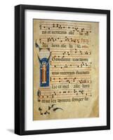 Fol 4V. Gradual, C.1260 (Vellum)-Italian-Framed Giclee Print