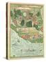 Fol.54V Map of Florida, from 'Cosmographie Universelle', 1555-Guillaume Le Testu-Stretched Canvas