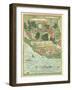 Fol.54V Map of Florida, from 'Cosmographie Universelle', 1555-Guillaume Le Testu-Framed Giclee Print