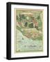 Fol.54V Map of Florida, from 'Cosmographie Universelle', 1555-Guillaume Le Testu-Framed Giclee Print