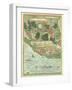 Fol.54V Map of Florida, from 'Cosmographie Universelle', 1555-Guillaume Le Testu-Framed Giclee Print