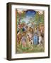 Fol 5V the Month of May: Festival of the Trees, from the 'Breviarium Grimani', C.1515-Flemish School-Framed Giclee Print