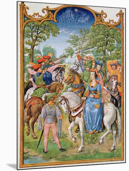 Fol 5V the Month of May: Festival of the Trees, from the 'Breviarium Grimani', C.1515-Flemish School-Mounted Giclee Print