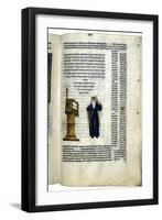 Fol.83V from 'The Rothschild Miscellany', Northern Italy, C.1450-80-null-Framed Giclee Print