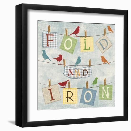 Fold and Iron-Piper Ballantyne-Framed Art Print