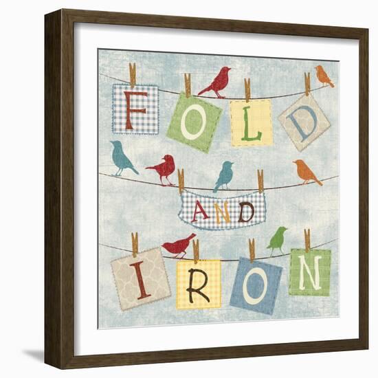 Fold and Iron-Piper Ballantyne-Framed Art Print