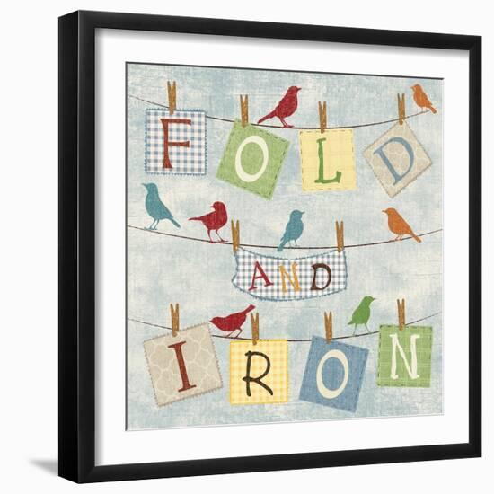 Fold and Iron-Piper Ballantyne-Framed Art Print