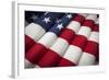 Folded American Flag Abstract.-Andy Dean Photography-Framed Photographic Print