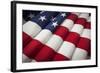 Folded American Flag Abstract.-Andy Dean Photography-Framed Photographic Print