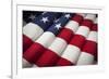 Folded American Flag Abstract.-Andy Dean Photography-Framed Photographic Print