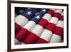 Folded American Flag Abstract.-Andy Dean Photography-Framed Photographic Print