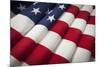 Folded American Flag Abstract.-Andy Dean Photography-Mounted Photographic Print