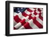 Folded American Flag Abstract.-Andy Dean Photography-Framed Photographic Print