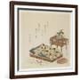 Folded Court Robe and a Hat with Tiger Ornament-Ryuryukyo Shinsai-Framed Giclee Print