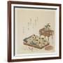 Folded Court Robe and a Hat with Tiger Ornament-Ryuryukyo Shinsai-Framed Giclee Print