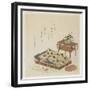 Folded Court Robe and a Hat with Tiger Ornament-Ryuryukyo Shinsai-Framed Giclee Print