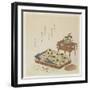 Folded Court Robe and a Hat with Tiger Ornament-Ryuryukyo Shinsai-Framed Giclee Print