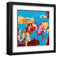 Folded Sunset I-Tracy Lynn Pristas-Framed Art Print