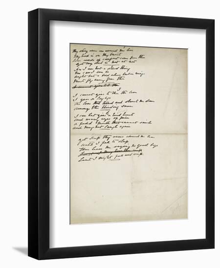 Folder of Poetry-Elizabeth Eleanor Siddal-Framed Giclee Print