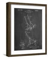 Folding Beach Chair Patent-null-Framed Art Print
