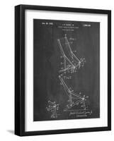 Folding Beach Chair Patent-null-Framed Art Print