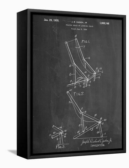 Folding Beach Chair Patent-null-Framed Stretched Canvas