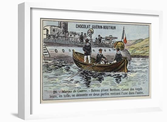 Folding Berthon Boat-null-Framed Giclee Print