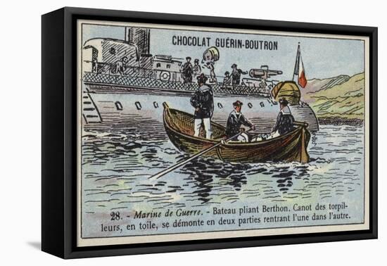 Folding Berthon Boat-null-Framed Stretched Canvas