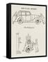 Folding Car-William Heath Robinson-Framed Stretched Canvas