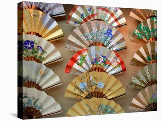 Folding Fan, Kyoto, Japan-Shin Terada-Stretched Canvas