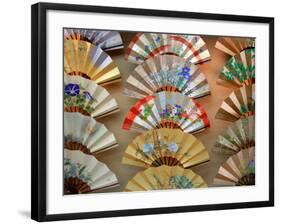 Folding Fan, Kyoto, Japan-Shin Terada-Framed Photographic Print