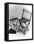 Folding Travel Chair-Elsie Collins-Framed Stretched Canvas