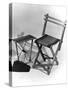 Folding Travel Chair-Elsie Collins-Stretched Canvas