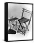 Folding Travel Chair-Elsie Collins-Framed Stretched Canvas