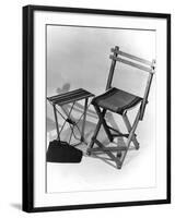 Folding Travel Chair-Elsie Collins-Framed Photographic Print