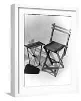 Folding Travel Chair-Elsie Collins-Framed Photographic Print