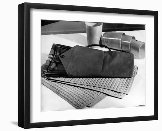 Folding Travel Chair-Elsie Collins-Framed Photographic Print