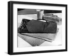 Folding Travel Chair-Elsie Collins-Framed Photographic Print