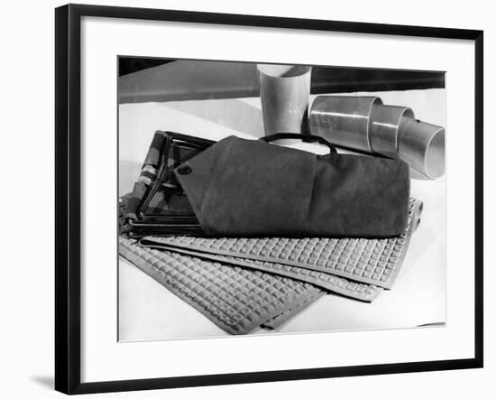 Folding Travel Chair-Elsie Collins-Framed Photographic Print