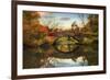 Foliage at Gapstow Bridge-Jessica Jenney-Framed Photographic Print