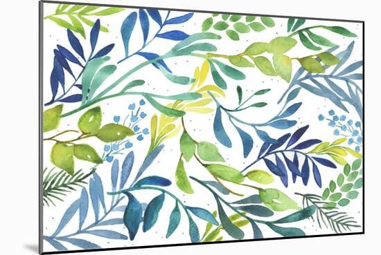 Foliage Medley-Elizabeth Rider-Mounted Giclee Print