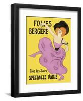 Folies-Bergere, 1900-Leonetto Cappiello-Framed Art Print