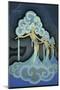 Folies Bergere Blue-null-Mounted Giclee Print