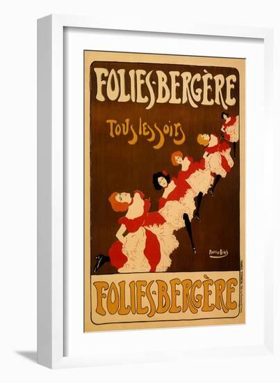 Folies-Bergere, c.1895-Maurice Biais-Framed Giclee Print