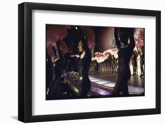 Folies Bergere Dancers in a Scene from the "Paris Rainbow" Act-Loomis Dean-Framed Photographic Print