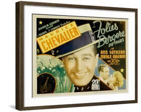 Folies Bergere De Paris, Maurice Chevalier, Ann Sothern, 1935-null-Framed Photo