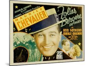 Folies Bergere De Paris, Maurice Chevalier, Ann Sothern, 1935-null-Mounted Photo