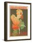 Folies-Bergere, La Loie Fuller-null-Framed Art Print