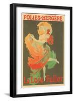 Folies-Bergere, La Loie Fuller-null-Framed Art Print