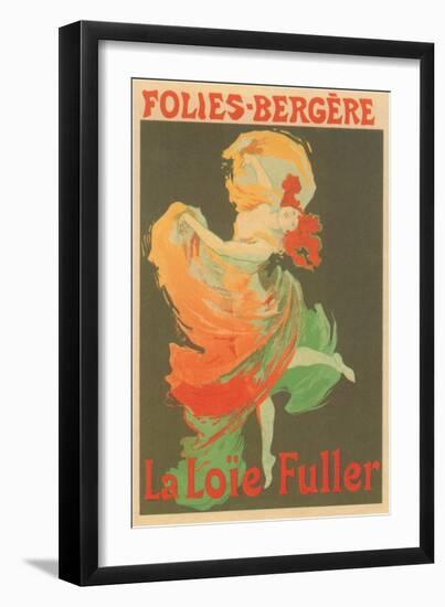 Folies-Bergere, La Loie Fuller-null-Framed Art Print